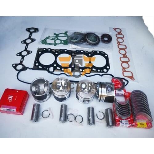 2KD 2KD-FTV Overhaul Rebuild Kit For Toyota Hulix Piston Liner Gasket Bearing
