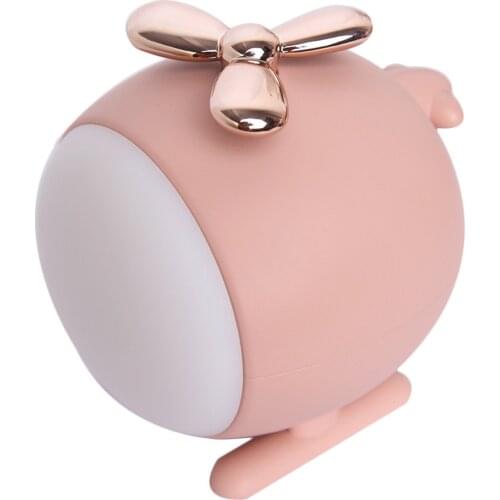 Helicopter Model LED Night Light Propeller Dimming Table Bedroom Lighting Decor USB Charging Cute Lamp For Kids Gift