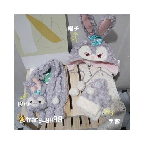 Disney StellaLou Fashion Anime Scarf Casual Cartoon Scarves Warm Winter Children Baby Girl Boy Gifts