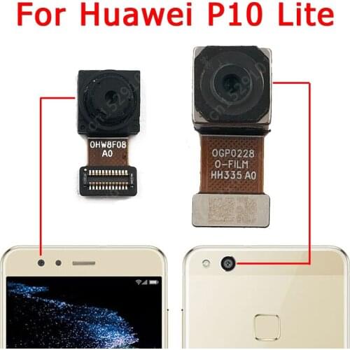 Original For Huawei P10 Lite P10Lite Front Rear View Back Camera Frontal Main Facing Small Camera Module Flex Replacement Parts