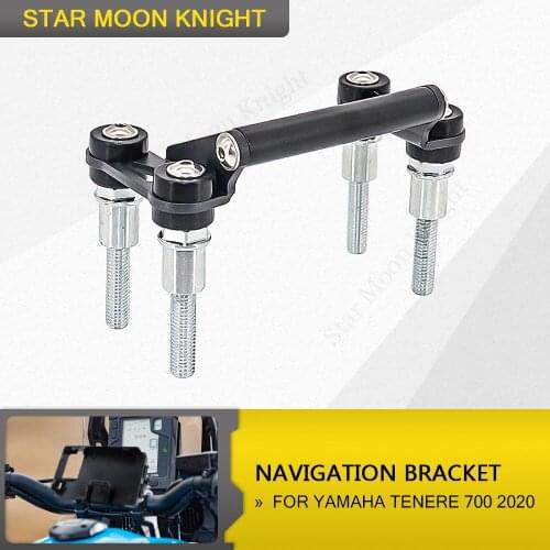 Motorcycle GPS SMART PHONE Handlebars Navigation Plate Bracket Adapt Holder For Yamaha Tenere 700 T7 T700 XT 700 Z Tenere700