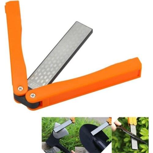 Portable Double Side Whestone for Pocket Folding Knife Sharpening Stone Sharpener Diamond afilador de cuchillo aiguiseur couteau
