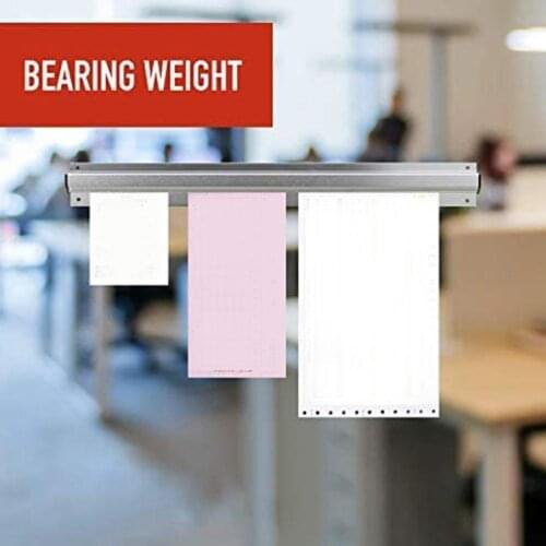 Durable Metal Office Kitchen Supplies Note Holder Restaurant Bill Folder Wall Mounted Aluminum Alloy Paper Receipt Holder Rack