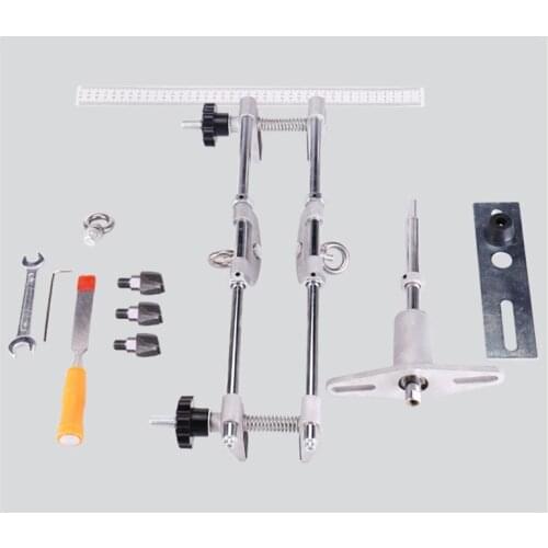 Professional Door Lock Hole Opener Kit Locksmith Woodworking Hole Saw Opener Installation Mortising Jig Tool Maintenance Set