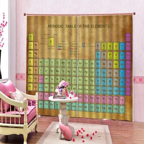 Customize 3D Digital print English Alphabet Shower Curtain for Living room Blackout Curtains home drapes