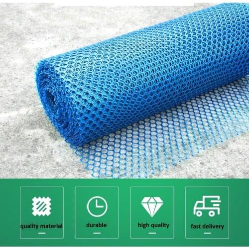 4 Colors Home Blue Plastic Grid Balcony Protective Safety Net Stairs Terrace Bonsai Pets Anti-Falling Guardrail Fence 0.5mx5m