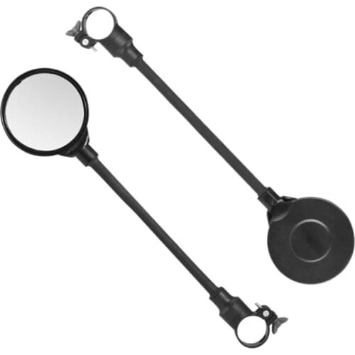 Bike Rearview Mirror Adjustable Rotatable Bicycle HD Mirror Motorbike Reflector for E-Bike Scooter Mountain Road Bike