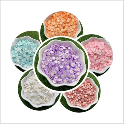 20gRound shape Dandelion Orange Resin DIY Supplies Nails Art Polymer Clear Clay accessories DIY Sequins scrapbook shakes Craft