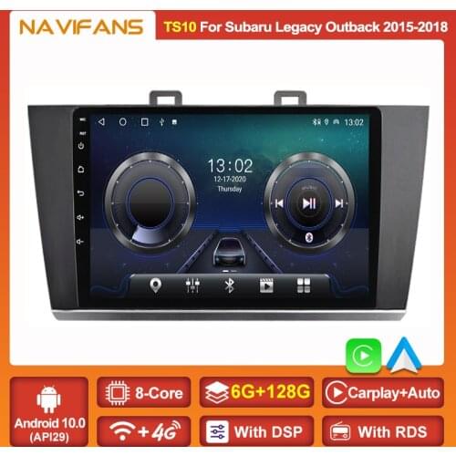API30 6G+128G Android 11 DSP Car Multimedia Radio For Subaru Outback Legacy 2015 2016 2017 2018 GPS Navigation Stereo DVD Player
