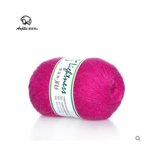 Free shipping 300g(50g*6pcs) Angora Anti-Pilling Low Shrinkage Thin Yarn For Hand Knitting Crocheting