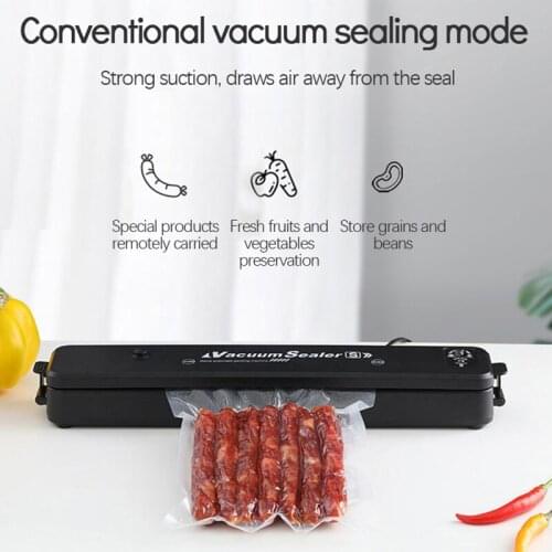 Household Vacuum Sealer 100-240V Automatic Food Fresh Vacuum Packer Sealing Machine Small Packaging Bag Kitchen Accessories