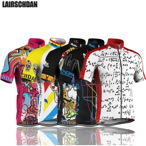 LairschDan Brand Men Short Sleeve Cycling Clothing Top Mallot Ciclismo Hombre Verano 2021 Pro Team Bicycle Shirt Mtb Bike Jersey