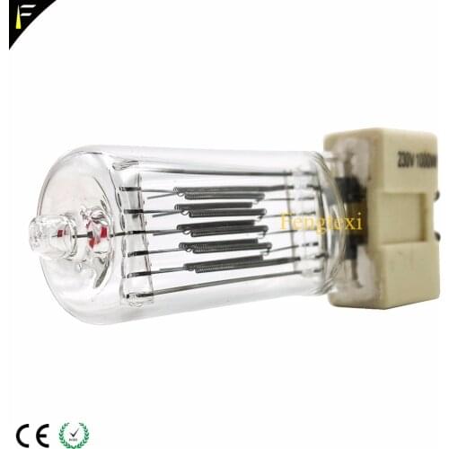 Theater Stage Lightis Lamp Bulb FVA CP70 240v 1000W Quartz Stage Halogen Lamp Base GX9.5 For Choice
