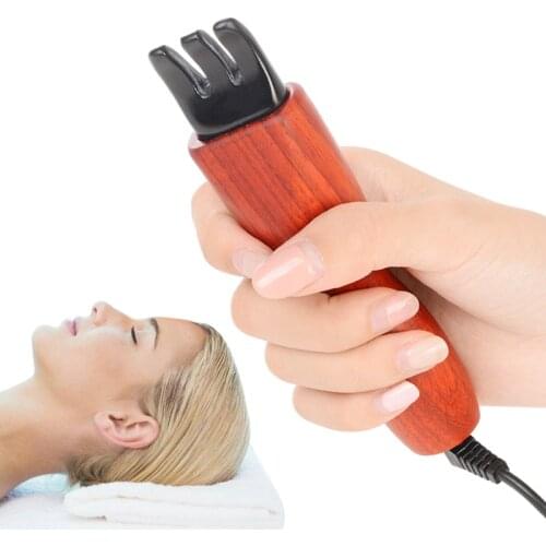 Electric heating span stone therapy instrument scrapping dial muscle massage head tool meridian dredging equipment