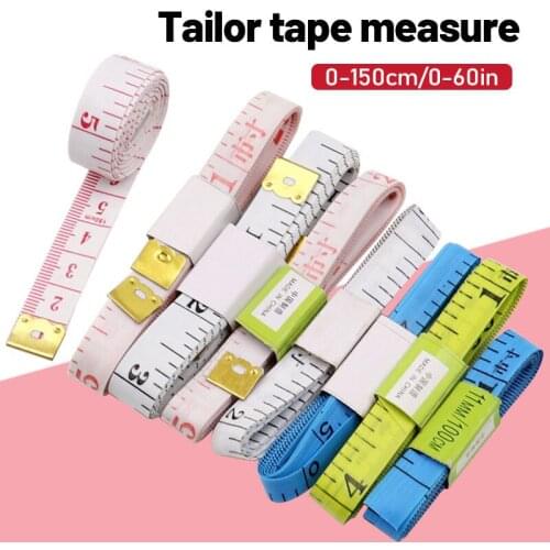 URANN 1.5M Body Measuring Ruler Sewing Tailor Tape Measure Mini Soft Flat Ruler Centimeter Meter Sewing Measuring Tape