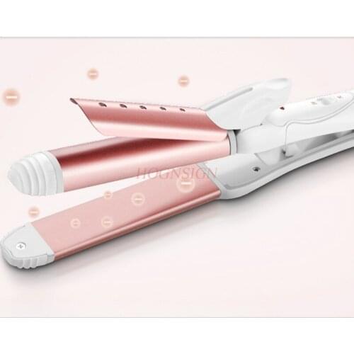 Ceramic electric curling iron straight volume dual-use hot hair curly hair straightener straightening splint large volume does n