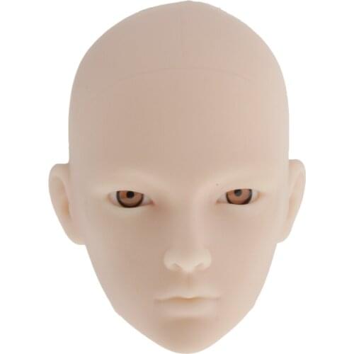 6th Girl Doll Unpainted Head Sculpt Making Up Practice Replacements Supplies