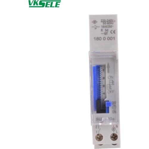 SUL180a mechanical Timer 16A 110V 250V DIN type timer switch relay