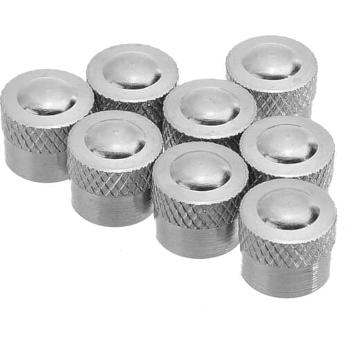 8Pcs/set 8mm Metal Valve Caps Short Gasket Premium Tire Valve Cap Cover Car Wheel Tires Valves Tyre Stem Air Caps