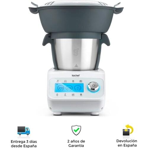 Multifunction Lachef kitchen Robot, 2.2l, 23 functions, prescription, 1000W, stainless steel jug, scale, temperature sensor