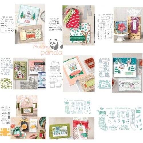 Cute Pattern Metal Cutting Die And Stamp Sets Template For DIY Photo Album Paper Card Decoration Embossing Handmade Knife Dies