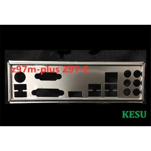 New I/O shield back plate Chassis bracket of motherboard for ASUS z97m-plus Z97-E just shield backplane