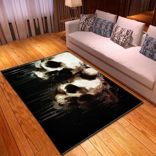 New Creative Skull Carpet Europe Soft Carpet For Living Room Bedroom Kid Room Rug Home Floor Mat Parlor Rug Soft tapete