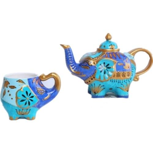 Hand-painted Teapot Creative New Cups Ceramic Porcelain Kettle Tea Utensils Cups of Tea set coffee cups Gift