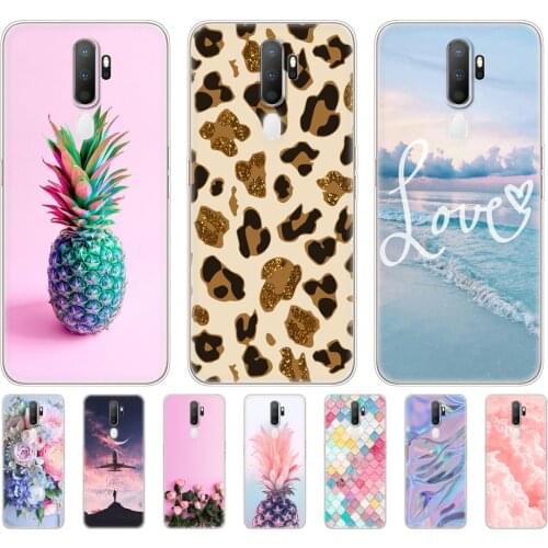 Silicon Case For Oppo A9 A5 2020 Case Painting Soft TPU Back Phone Cover For OPPOA9 OPPOA5 A 9 A 5 6.5" Protective Coque Bumper