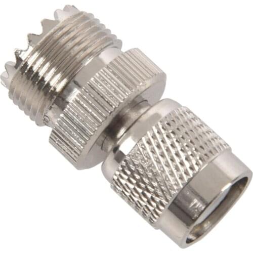 TNC Male to PL259 UHF Female Adapter Connector,silver