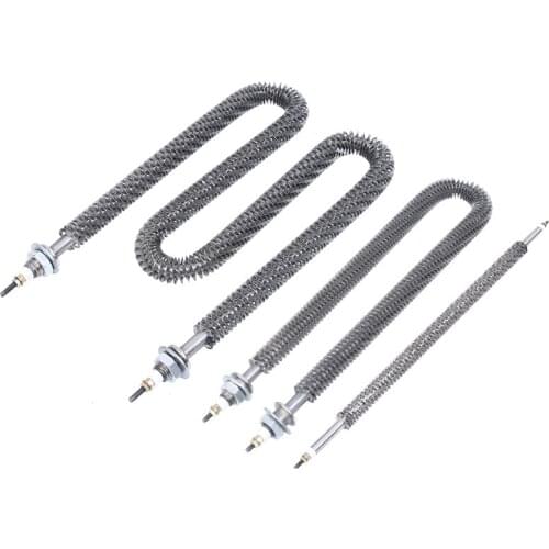 U-type W-type fin dry-burning heating tube oven heat pipe 304 stainless steel cooling tube sheet 220V380V