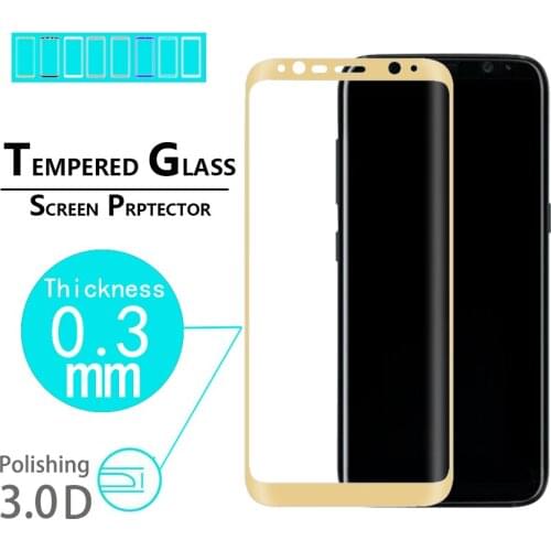 Premium Full Cover 3D Curved Edge Glass film For Samsung S9 S9 PLUS G960 G965 Screen protector film tempered glass film