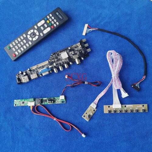 1920*1080 LED/LCD Digital Signal DIY Kit Screen drive board For M215HAN01.2/M215HAN01.3 USB AV VGA HDMI-compatible LVDS 30-Pin