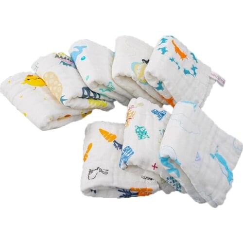 25cm*50cm Muslin Cotton Baby Towels Scarf Swaddle Bath Towel Newborns Handkerchief Bathing Feeding Face Washcloth
