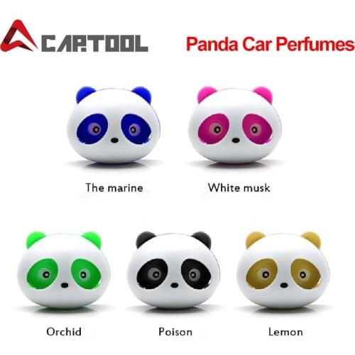 Auto Car Outlet Perfume Air Conditioning Vent Air Freshener Car Styling Cute Panda Eyes Will Jump Perfumes