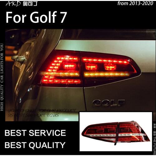 Car Styling Tail Lamp for VW Golf 7 Tail Lights 2013-2019 Golf 7 LED Tail Light Golf MK7 Rear Stop DRL brake auto Accessories