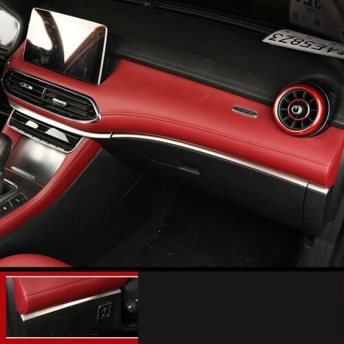 Car Center Console Dashboard Trim Kit Lining Cover Strip for Mg Hs 2018 2019 2020 2021 Accessories Auto Styling Parts automobile
