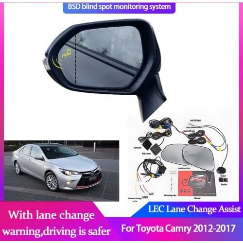 Car Blind Spot Mirror Radar Detection System for Toyota Camry 2012-2017 BSA BSM BSD Monitor Change Assist Parking Radar Warning