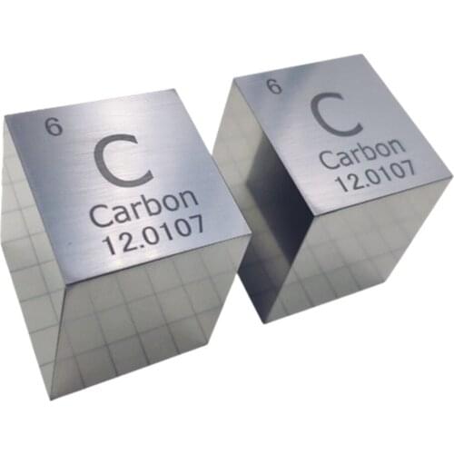 C Carbon Cube 1 inch Periodic Table Format High Purity 99.9