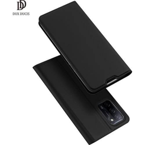 For OPPO A53s 5G Case DUX DUCIS Skin Pro Magnetic Stand Flip PU Wallet Leather Case for OPPO A53s 5G Cover With Card Slot