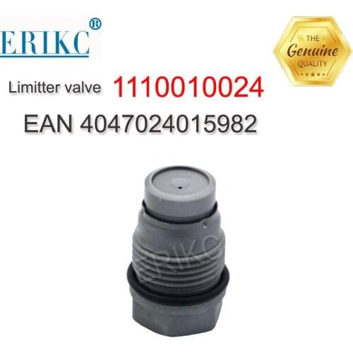 ERIKC Diesel Engine Spares Pressure Valve Adjustment 1110010024 Fuel Pressure Relief 1 110 010 024 for MAN MITSUBISHI PERKINS