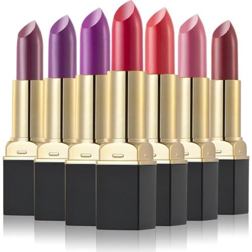 HUAMIANLI 12 Colors Optional Beauty Matte Liquid lipstick Lip Gloss Waterproof Long Lasting Lipbalm Cosmetic Make Up Tool