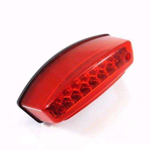Red Rectangle LED Brake Tail Light Dirt Bike Quads Dual Sport CRF ATV Custom CR