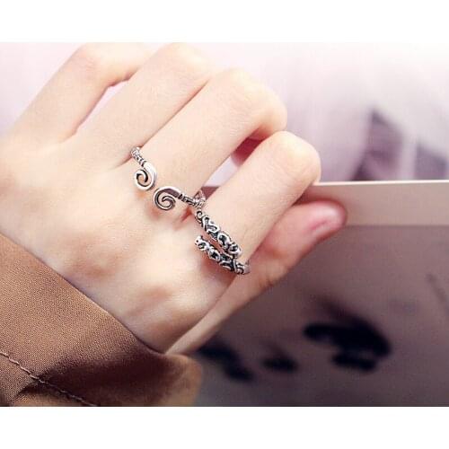 Novel Pilgrimage to the West the Monkey King Headband & Golden Cudgel Rings for Women Men