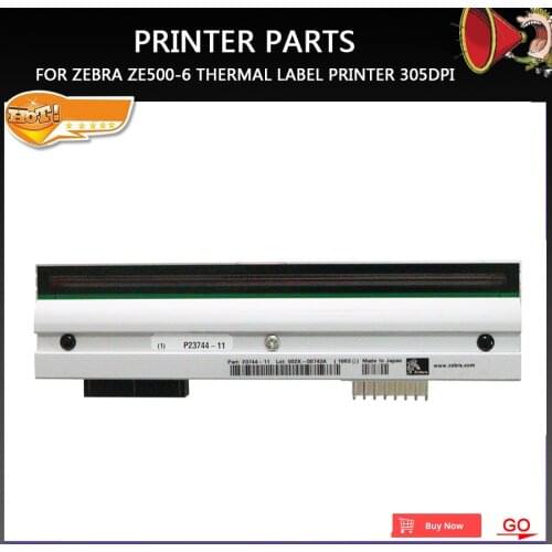 New Thermal Label Printer parts print head For Zebra ZE500-6 Thermal printers printer head 305dpi Genuine Warranty 90 days