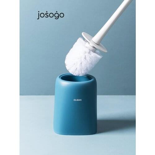 Toilet Brush No Dead Angle Toilet Washing Long-Handled Brush Cleaning Brush Household Brush Soft Fur Wall-Mounted