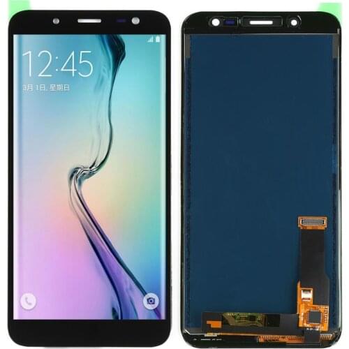 SS J600/J6 2018 For Samsung Galaxy Single Assembly Adjustable Brightness Mobile Phone LCD Screen Digitizer Accessories