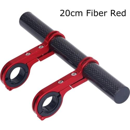 Bike Handlebar Extender Carbon Fiber Aluminum Extension Mount Holder For Electric Scooter Cycling Light Computer Extension Tube