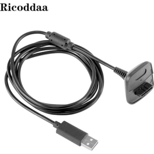 For Xbox 360 USB Cable 1.5m Game Controller Charging Cable Wireless Controller Gamepad Joystick Power Supply Charger Cable