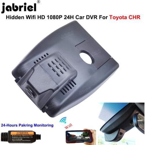 Jabriel For Toyota CHR C-HR LE XLE fwd awd 2016-2021 for Toyota IZOA 2018-2021 Wifi Car Dvr Dash Cam Cameras 24H Video Recorder